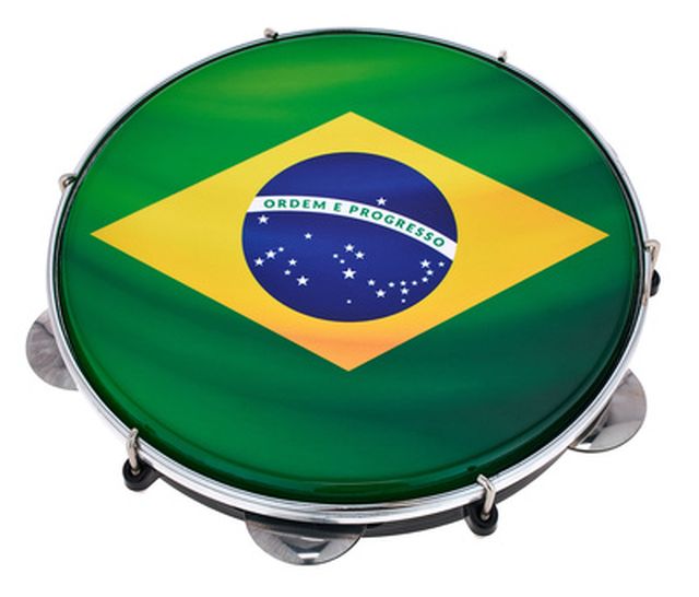 Thomann 12" Pandeiro Brazilian Flag