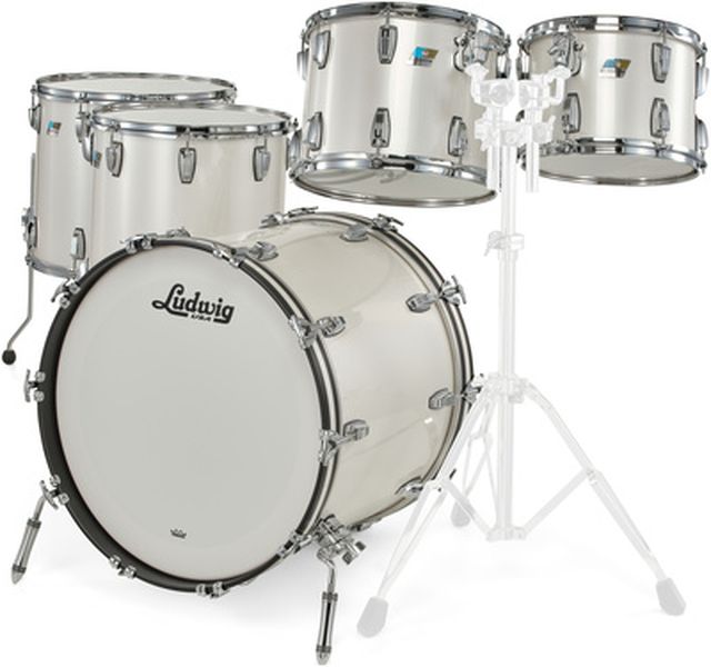 Ludwig Classic Maple 5pcs Silver Silk