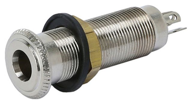 Harley Benton Parts Tube Output Jack Nickel