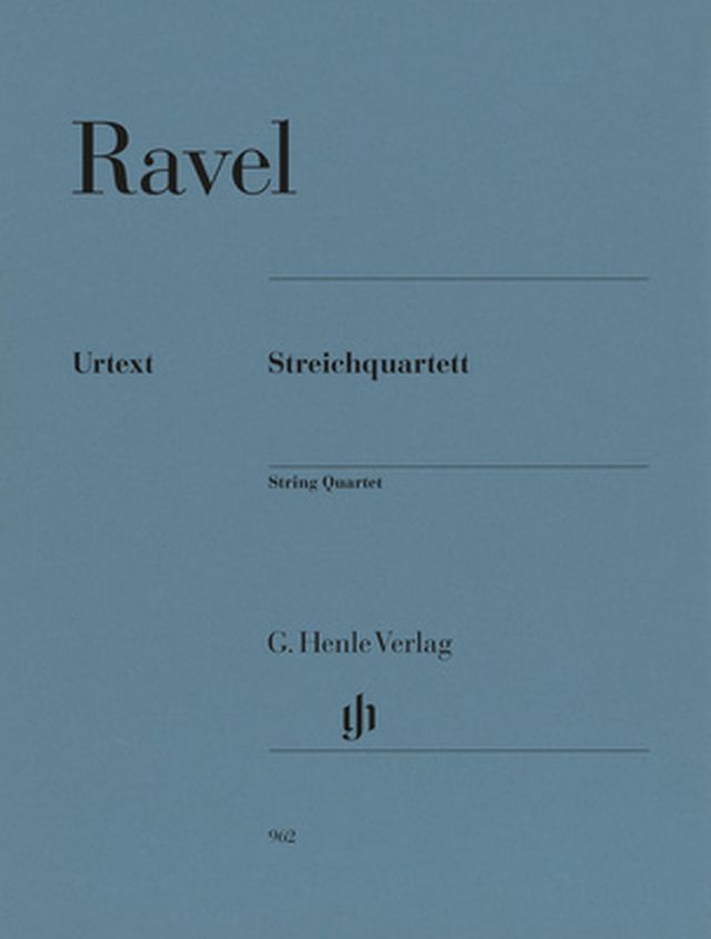 Henle Verlag Ravel Streichquartett F-Dur