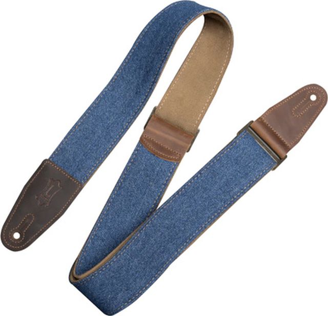 Levys Denim Strap 2" Blue