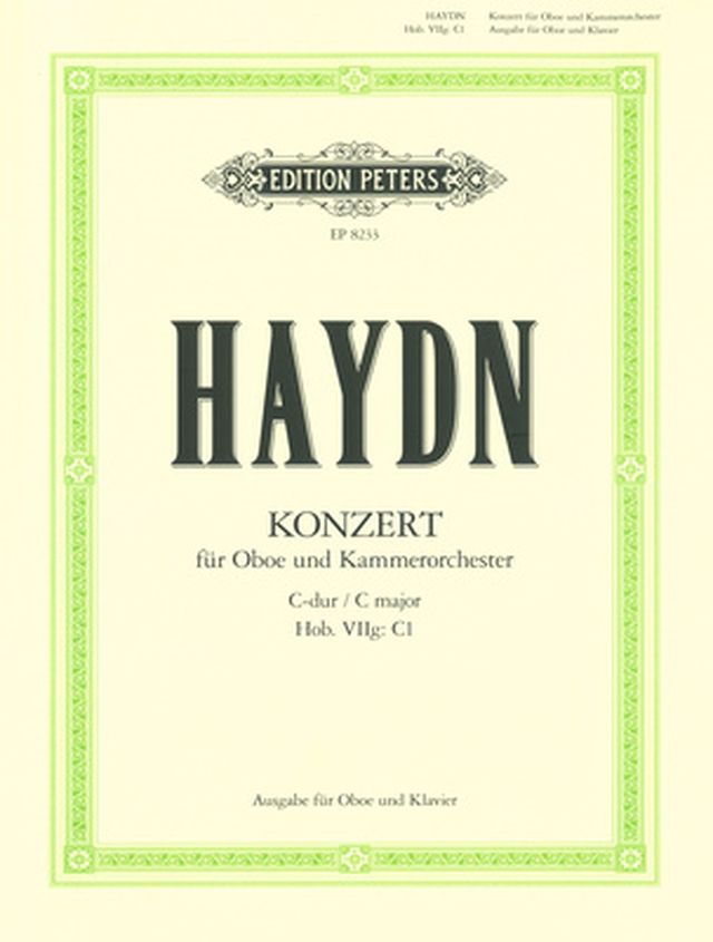 Edition Peters Haydn Concert C-Dur Oboe