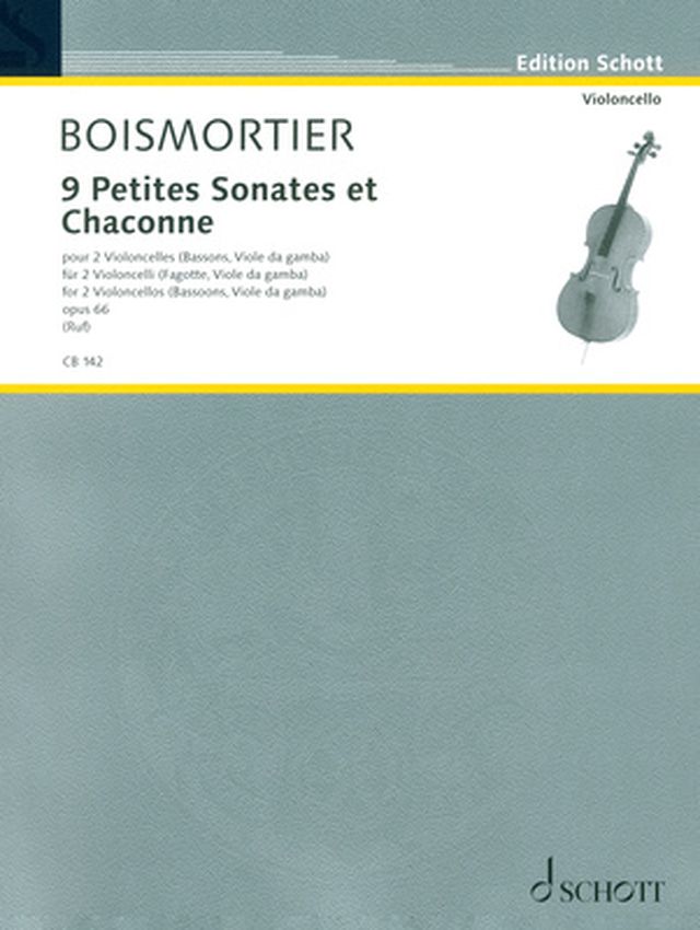 Schott Boismortier Sonate et Chaconne