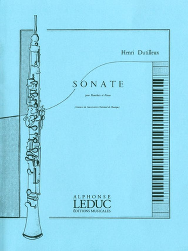 Alphonse Leduc Dutilleux Sonate pour Hautbois