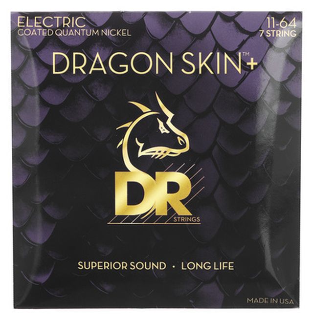 DR Strings Dragon Skin+ DEQ-7/1164 Coated