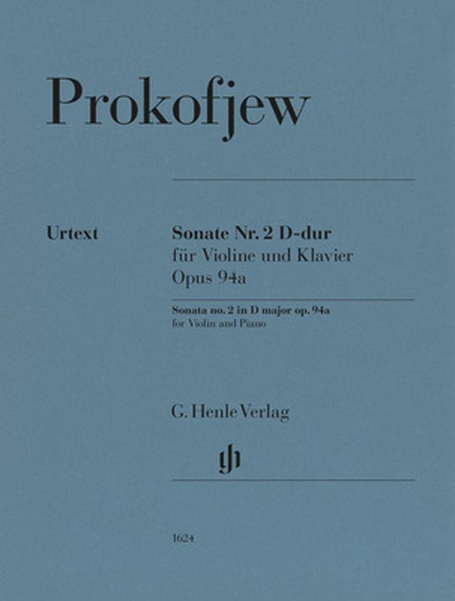 Henle Verlag Prokofjew Sonate Nr. 2