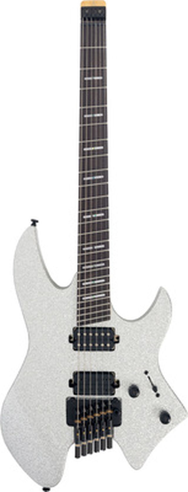 Larry Carlton X6 Headless 6 Silver Sparkle