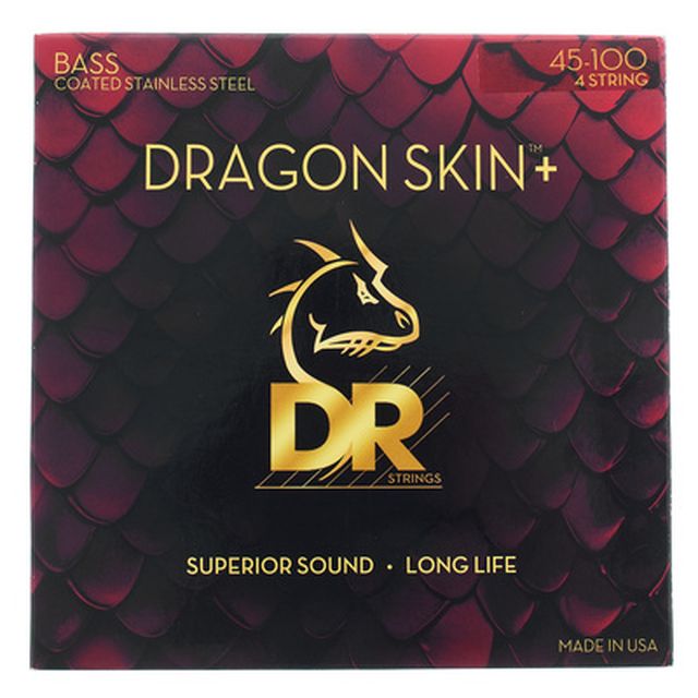 DR Strings Dragon Skin+ DBS-45/100 Coated