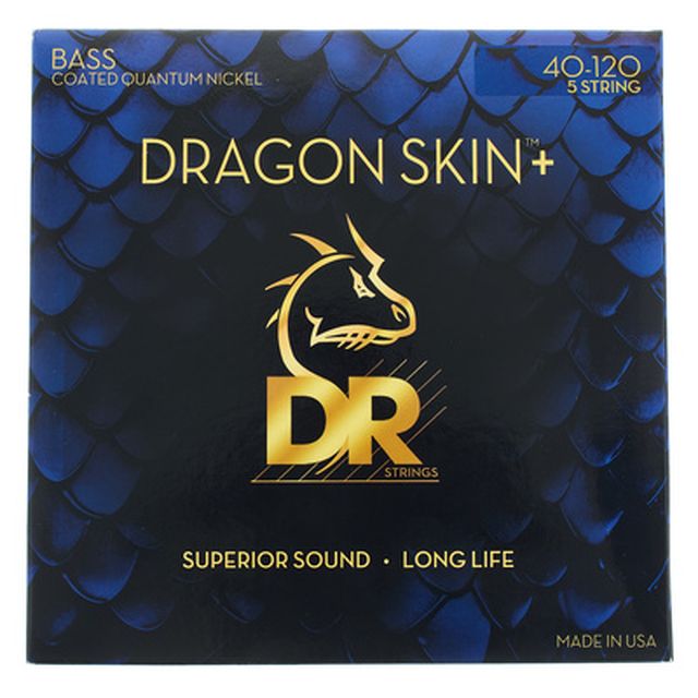 DR Strings Dragon Skin+ DBQ5-40 Coated