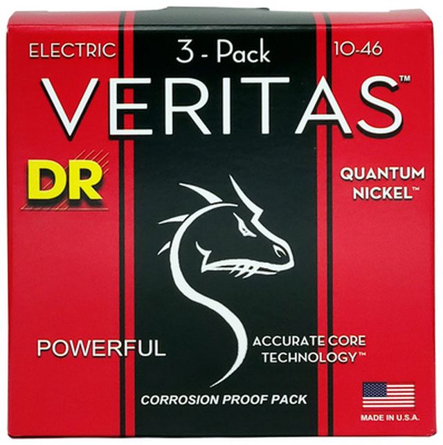 DR Strings Veritas VTE-10 3-Pack