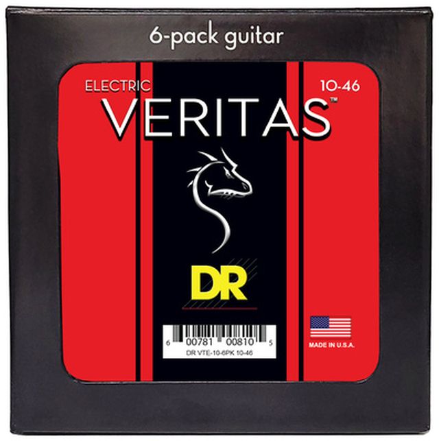 DR Strings Veritas VTE-10 6-Pack