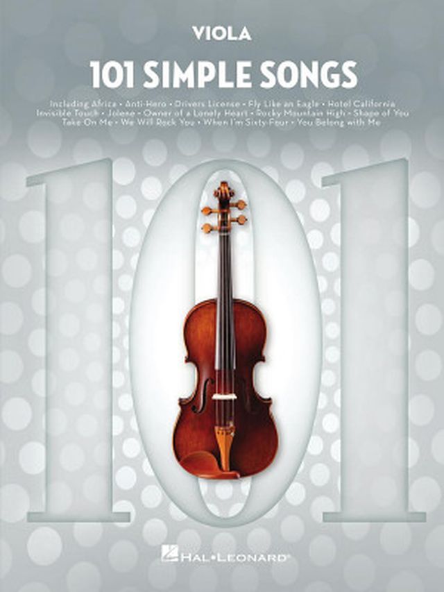 Hal Leonard 101 Simple Songs Viola