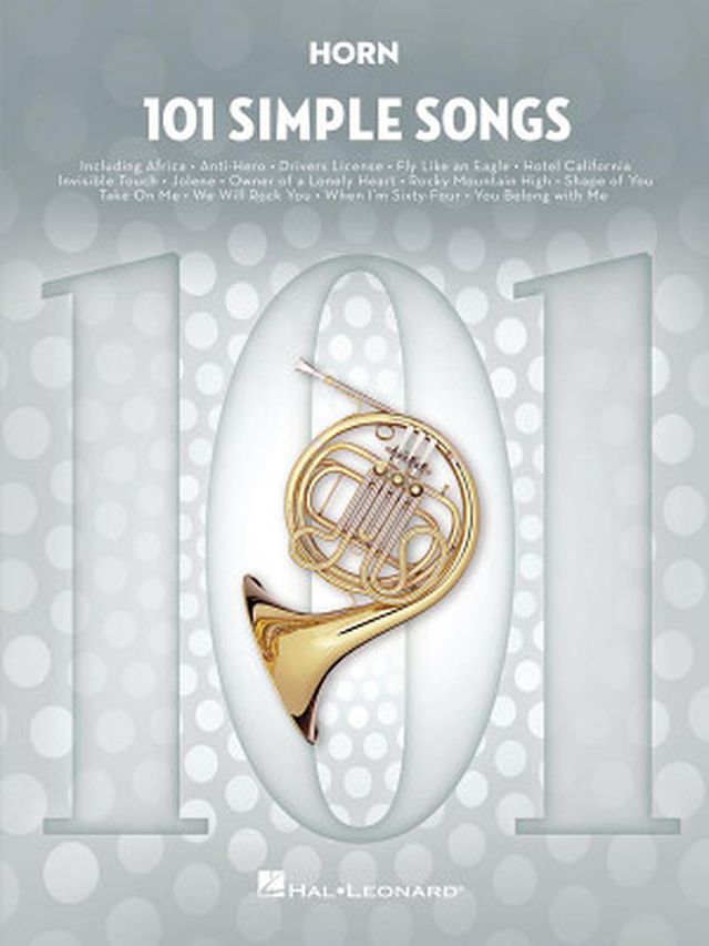 Hal Leonard 101 Simple Songs Horn