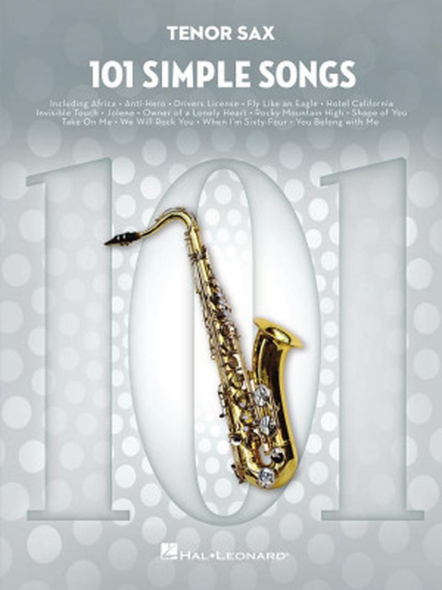 Hal Leonard 101 Simple Songs Tenor Sax