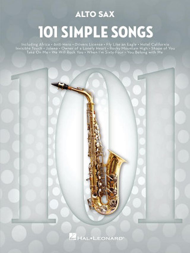 Hal Leonard 101 Simple Songs Alto Sax