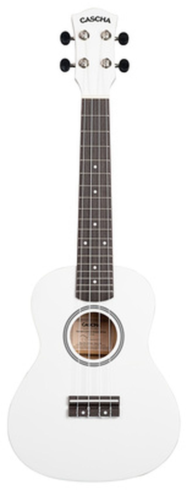 Cascha Concert Uke Linden Set WHT