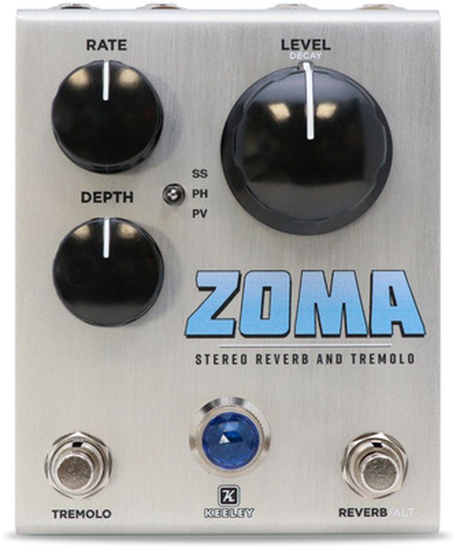 Keeley Zoma Stereo Reverb - Tremolo