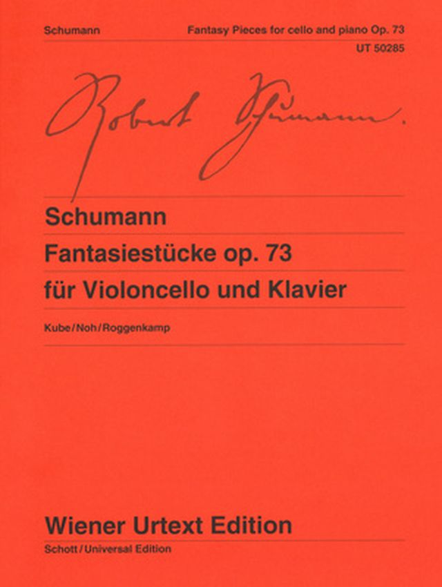 Wiener Urtext Edition Schumann Fantasiestücke op. 73