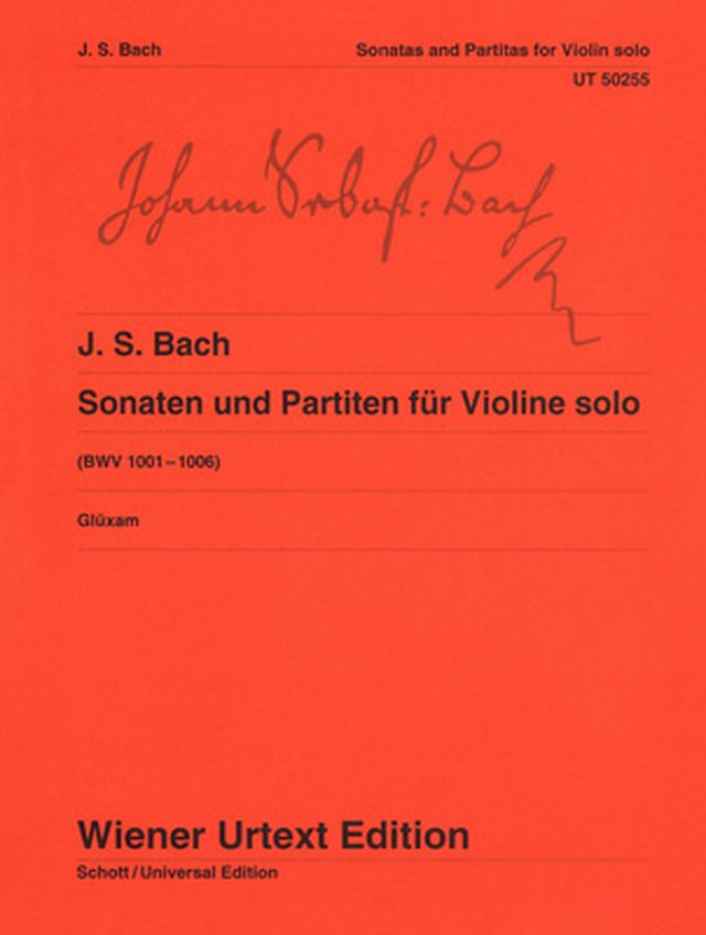 Wiener Urtext Edition Bach Sonaten und Partiten