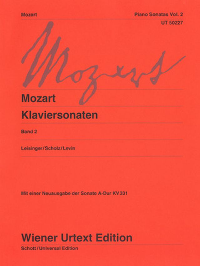 Wiener Urtext Edition Mozart Klaviersonaten 2