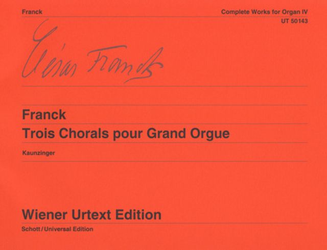 Wiener Urtext Edition Franck Trois Chorals