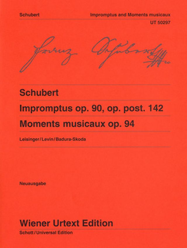 Wiener Urtext Edition Schubert Impromptus / Moments