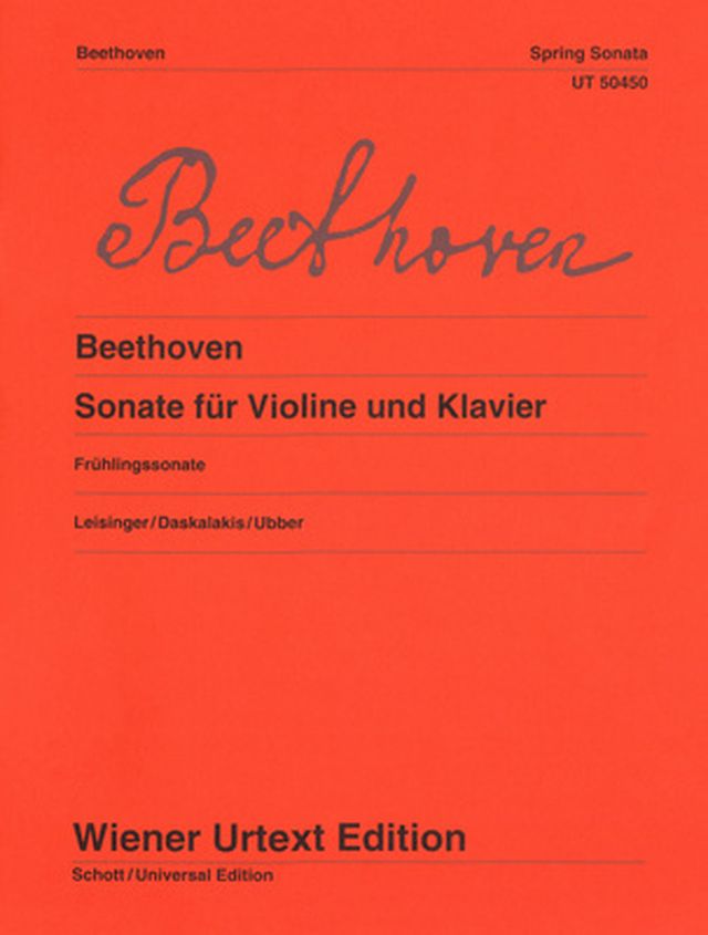 Wiener Urtext Edition Beethoven Sonate Violine