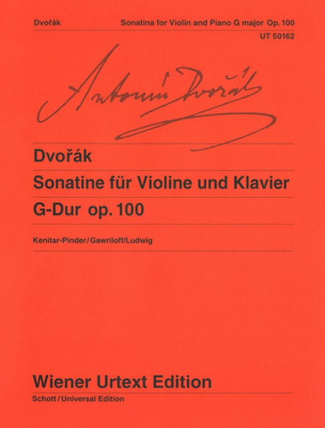 Wiener Urtext Edition Dvorak Sonatine für Violine