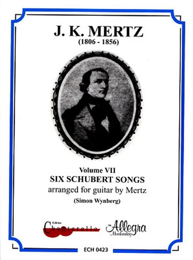 Edition Chanterelle Six Schubert Songs Guitar