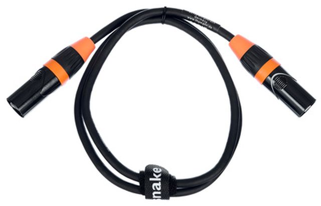 pro snake CAT6E CC Cable 1.0m orange