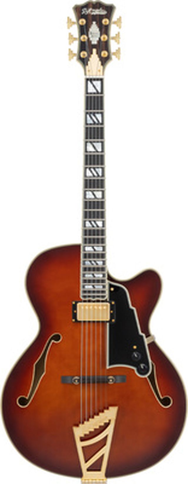 DAngelico Excel 16 Amaretto Burst