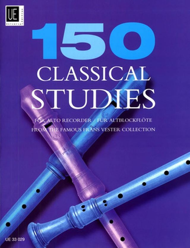 Universal Edition 150 Classical Studies Recorder