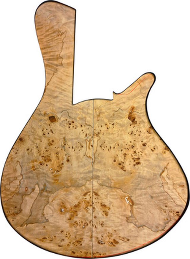 Franz Bassguitars Merak 5 Poplar Burl Premium
