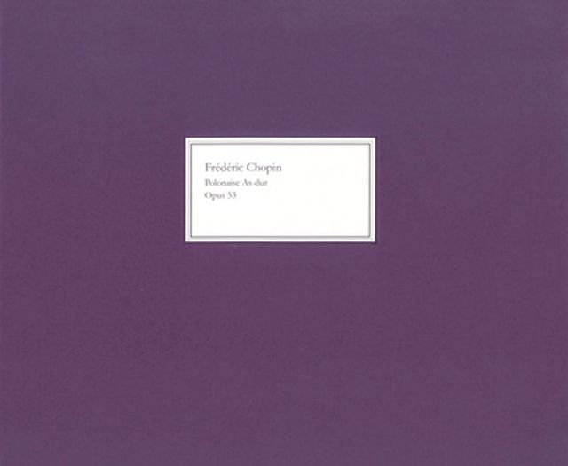 Henle Verlag Chopin Polonaise As-dur op. 5
