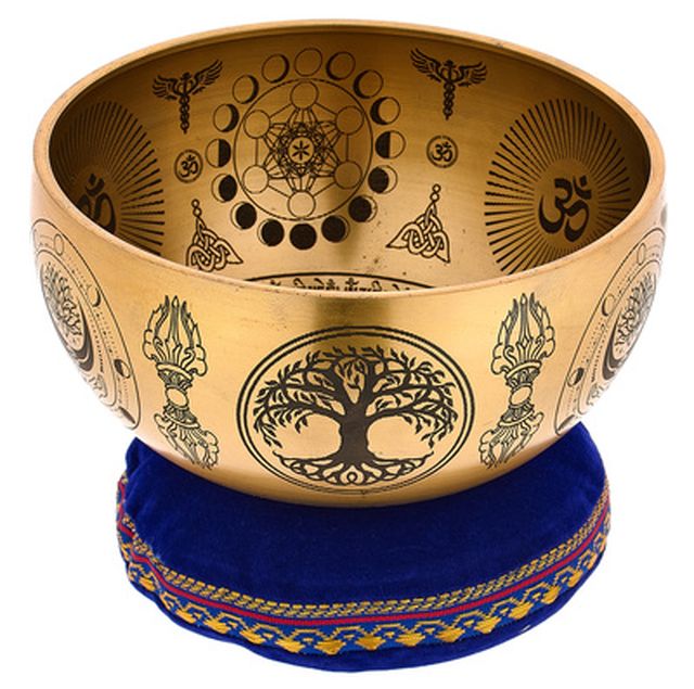 Thomann Tibetan Fine Engraved Bowl 45