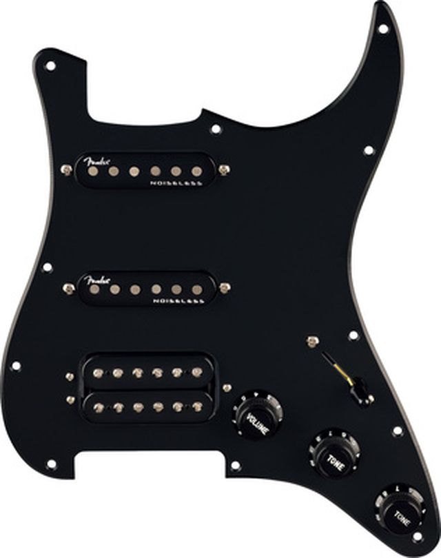 Fender Pre Wired Pickguad HSS BK