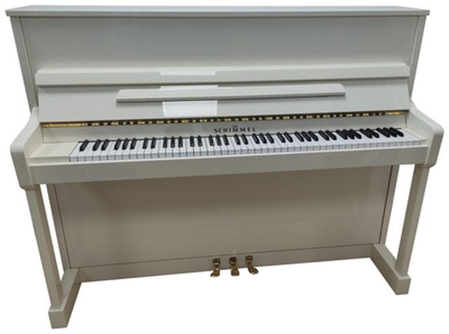 Schimmel Piano used white