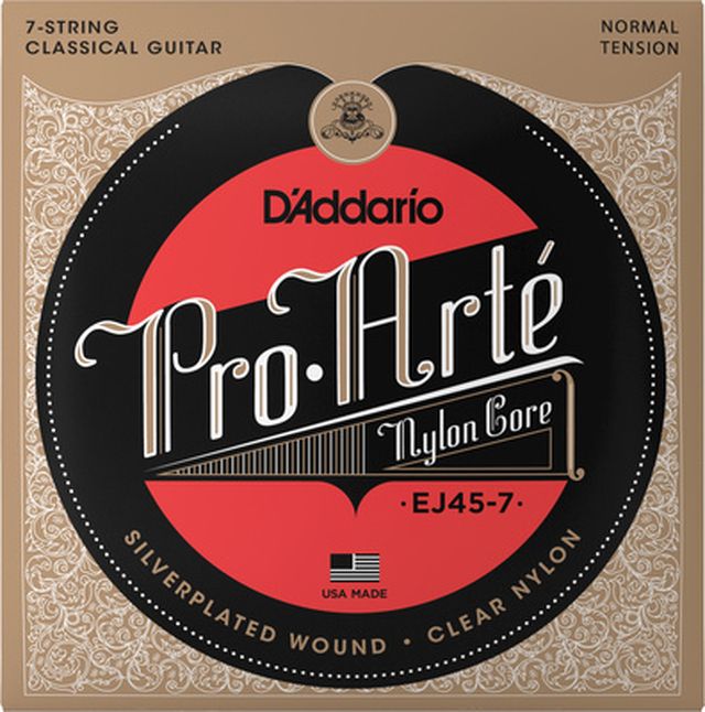 Daddario EJ45-7 7 String Nylon Classic
