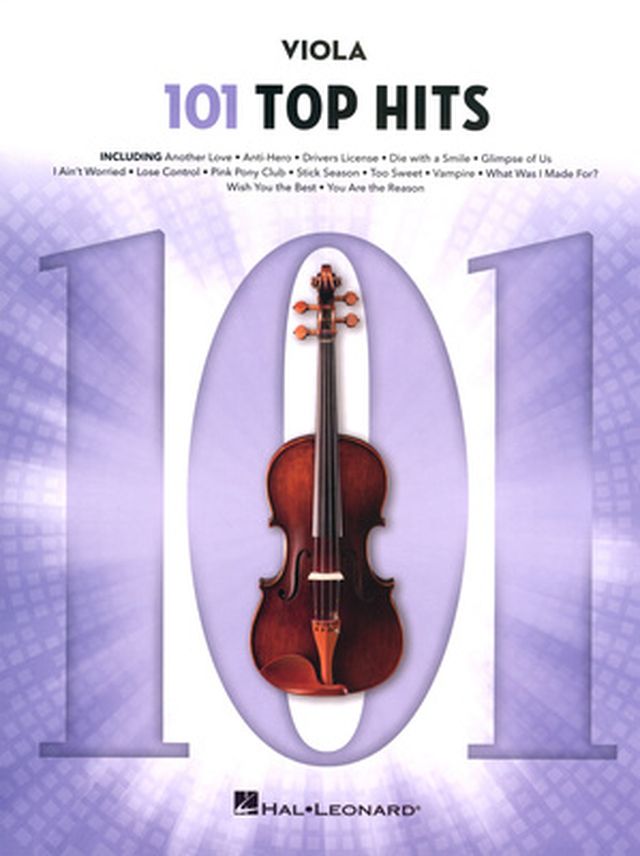 Hal Leonard 101 Top Hits for Viola