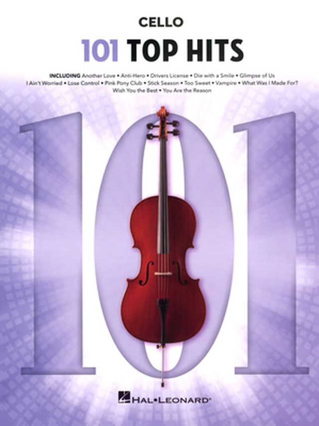 Hal Leonard 101 Top Hits for Cello