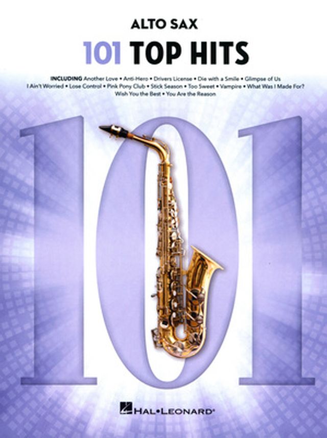 Hal Leonard 101 Top Hits for Alto Sax