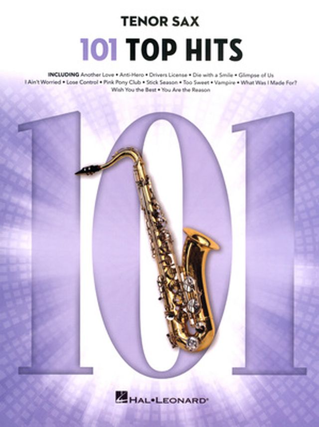 Hal Leonard 101 Top Hits for Tenor Sax
