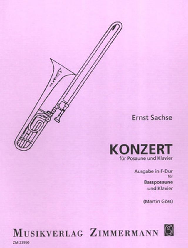 Zimmermann Verlag Sachse Konzert F-Dur