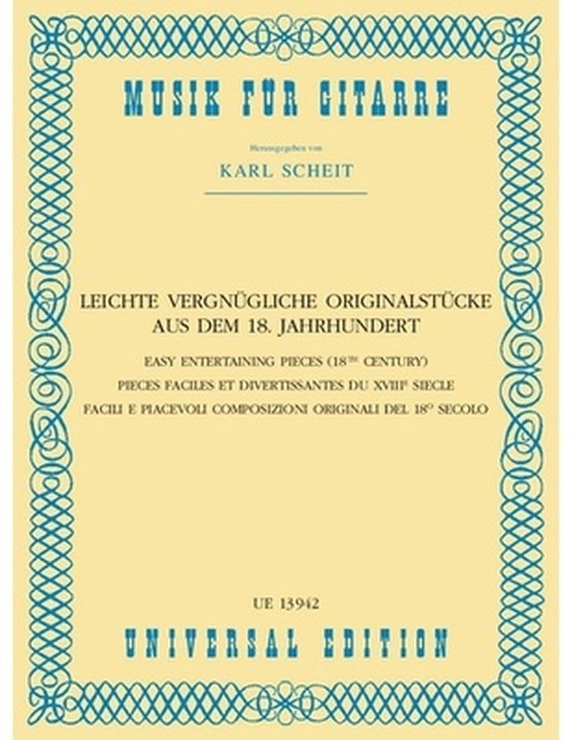 Universal Edition Originalstücke 18. Jahrhundert