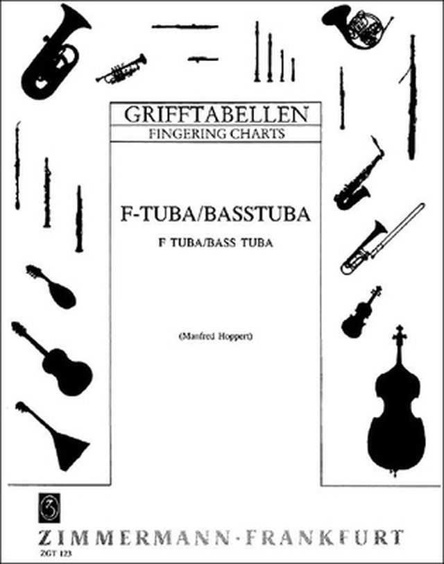 Zimmermann Verlag Grifftabelle Tuba F/Basstuba