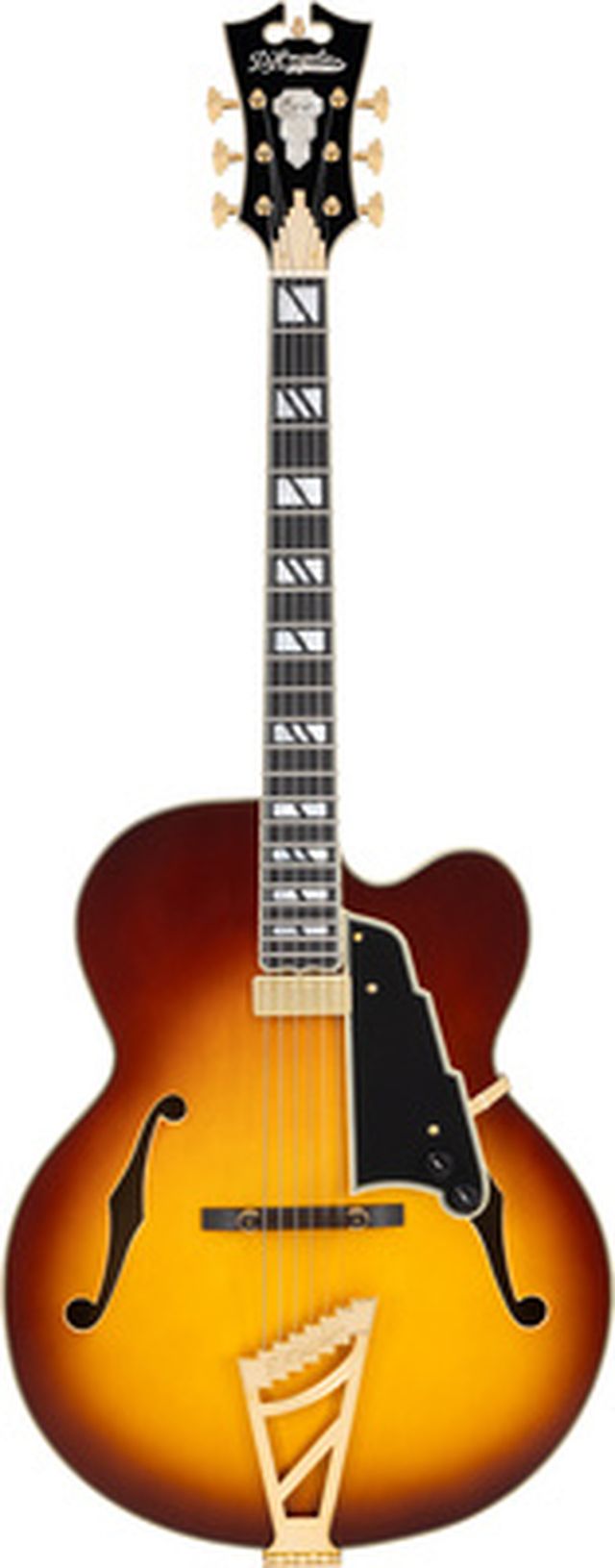 DAngelico Excel EXL1 Dark Iced Tea Burst