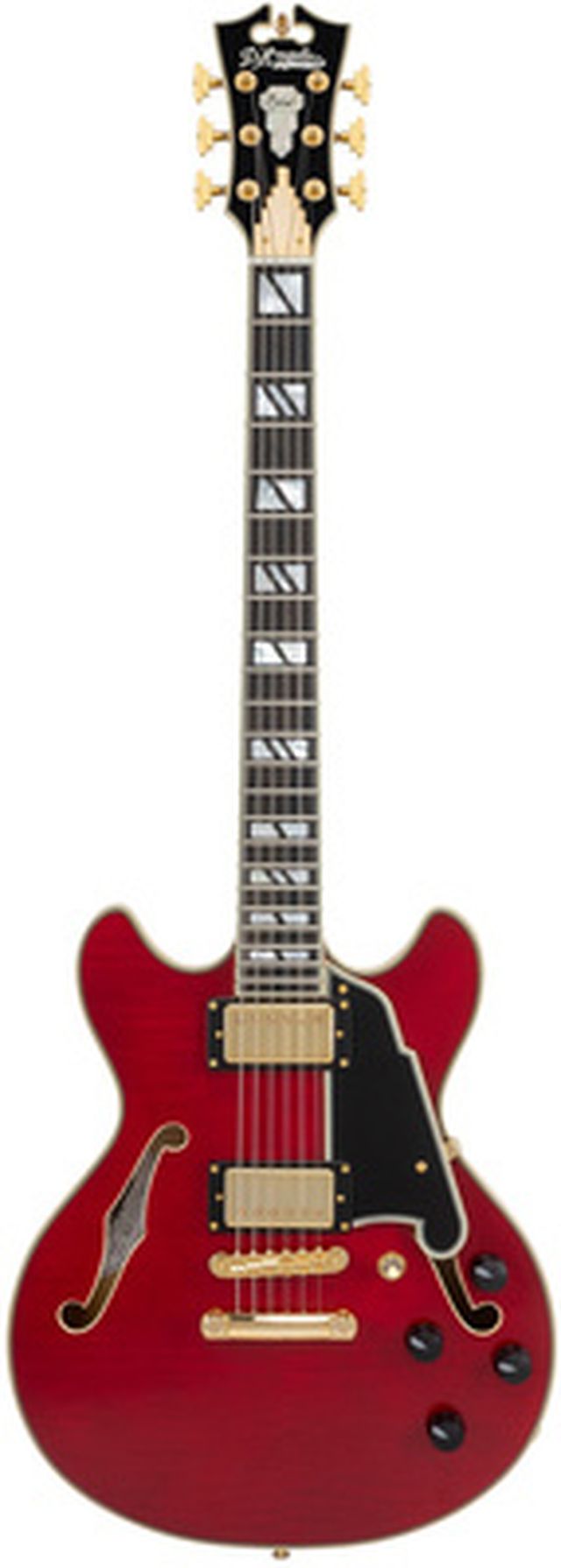 DAngelico Excel Mini DC Trans Cherry 25