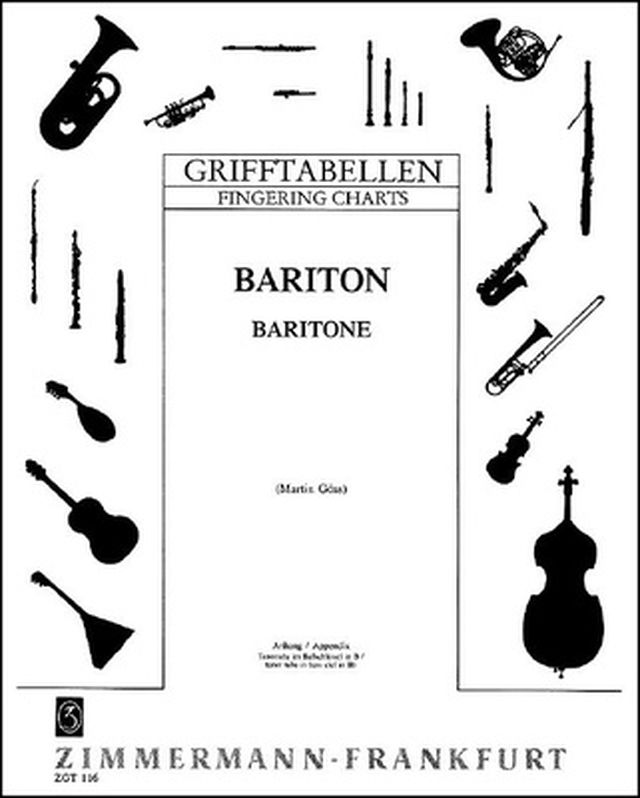 Zimmermann Verlag Grifftabelle Bariton