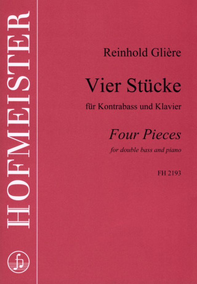 Friedrich Hofmeister Verlag Glière 4 Stücke op. 32