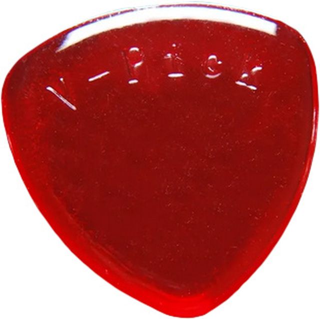 V-Picks Large Round Ruby Red